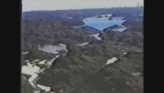 Queste immagini video registrate dall'ammiraglio americano Richard Byrd il 19 febbraio 1947 mostrano decine di miglia quadrate di territorio ricco di laghi e foreste proprio nel mezzo del polo sud