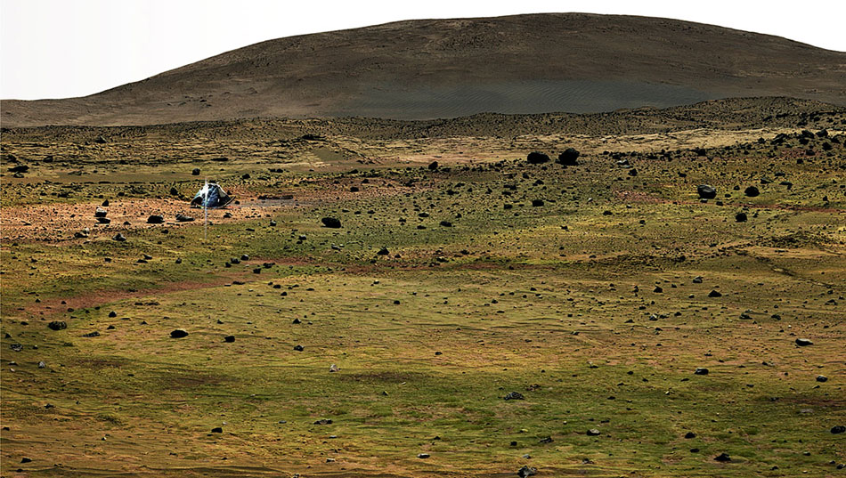  Цветная фотография луны