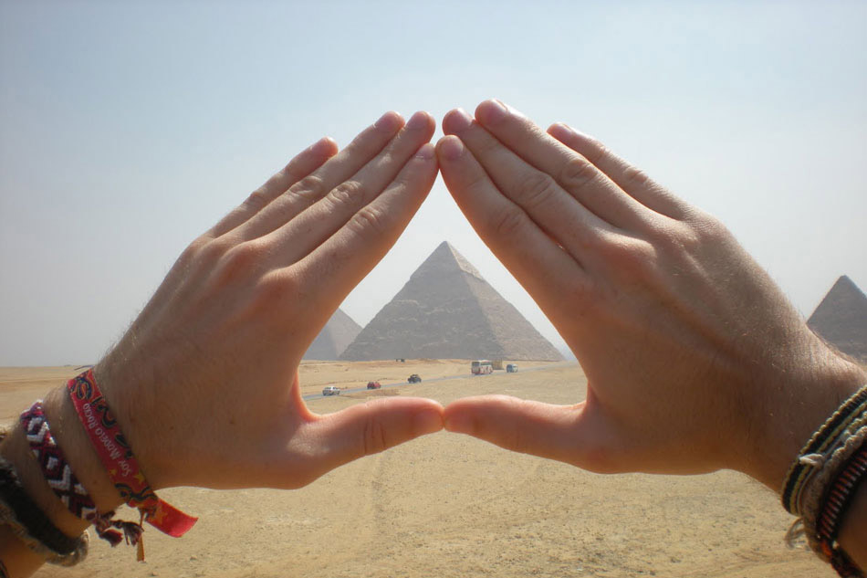 De pyramids van Giza